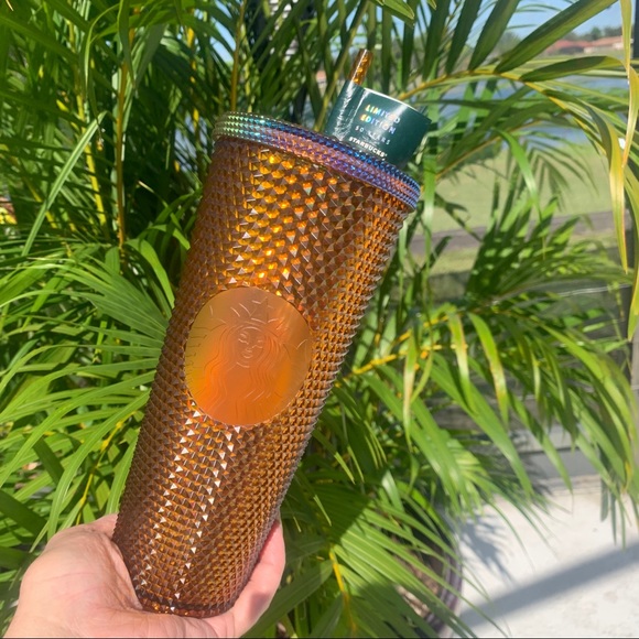 Starbucks New Gold Studded Limited Edition 50 Year Anniversary Tumbler Cup Venti - Picture 9 of 14